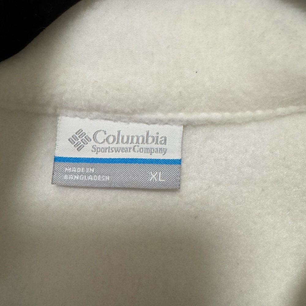 Columbia Sportswear Cream Fleece Vest - XL